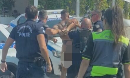 «Συναγερμός» στον περιφερειακό: Γυμνός άνδρας προκάλεσε αναστάτωση σε κεντρικό κόμβο .- ΒΙΝΤΕΟ