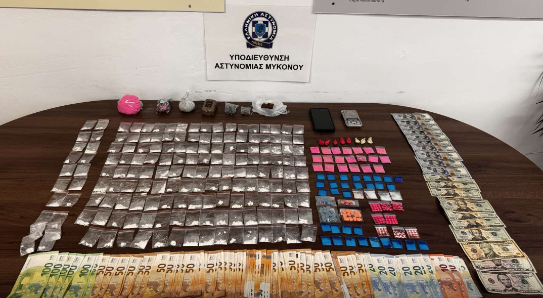 Συνελήφθη αλλοδαπός στη Μύκονο για διακίνηση ναρκωτικών ουσιών – Κατασχέθηκαν φιξάκια κοκαΐνης και κεταμίνης (video)