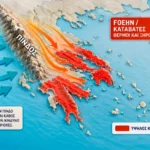 Συναγερμός «Red Code» για πυρκαγιές και θερμοκρασίες έως 43°C: Έρχεται απότομη αλλαγή του καιρού με βουτιά 10 βαθμών