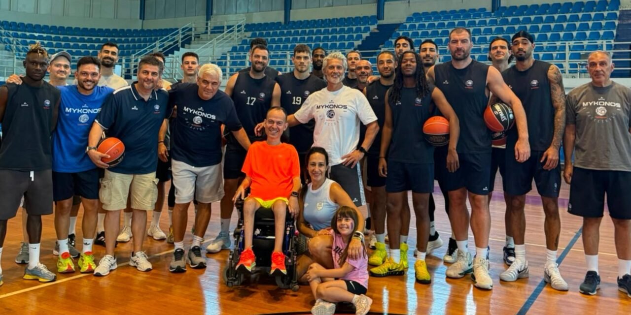 Η ομάδα της Μυκόνου Betsson συνάντησε τον Παραολυμπιονίκη Γρηγόρη Πολυχρονίδη