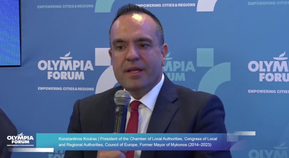 Κων. Κουκάς στο Olympia Forum VII: «Βιώσιμος τουρισμός σημαίνει βιώσιμη τοπική κοινωνία»